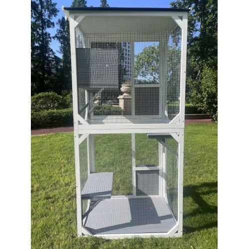 Outdoor Indoor Cat Pet Climbing Frame Game Cage Cute Large Space - 5 - CJ