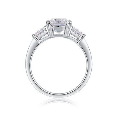 1Starry Sky Mirror - A Fashionable Diamond Jewelry Piece Set With Moissanite S925 Sterling Silver And Platinum Diamond Ring Prohibit TikTok sales - 5 - CJ