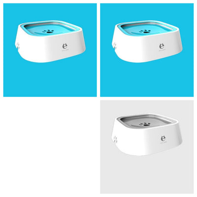 1.5L Cat Dog Water Bowl Carried Floating Bowl Anti - Overflow Slow Water Feeder Dispenser Pet Fountain ABS&PP Dog Supplies - 0 - CJ - 2Blue1Grey - CJGY102545412LO