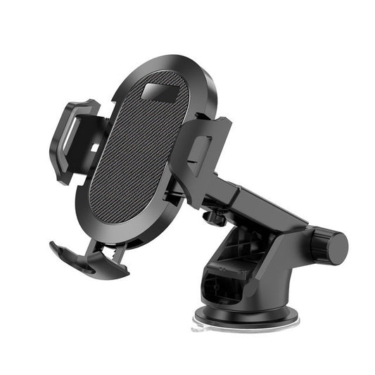 Auto Lock Car Phone Holder Air Outlet - 0 - CJ - Black grey - Suction cup mount - CJSJ130924703CX