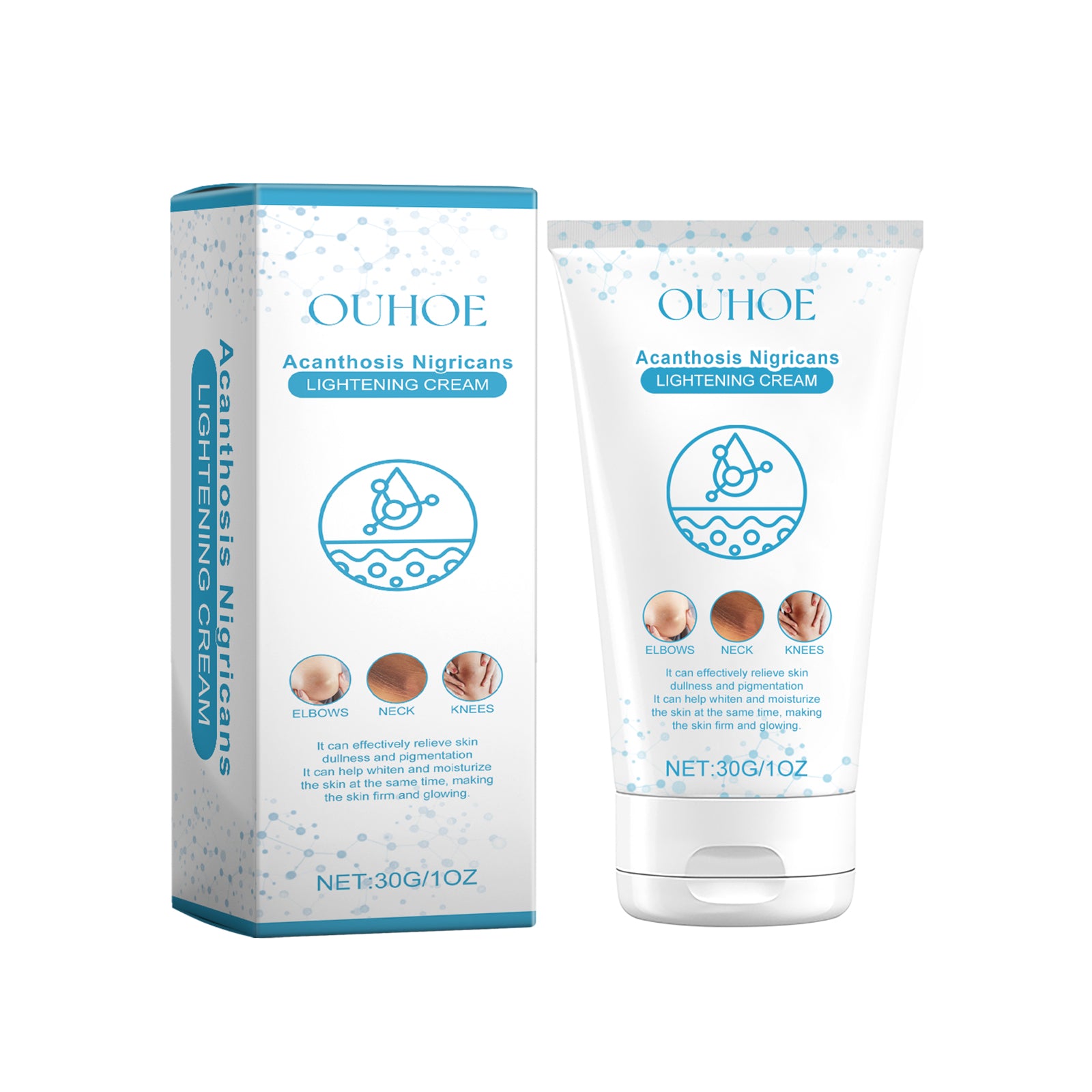 Ouhoe Black Acanthoderm Whitening Cream Soft Moisturizing, Moisturizing, Tender Skin Refreshing, Non - Greasy Elbow Neck Line Care - 5 - CJ