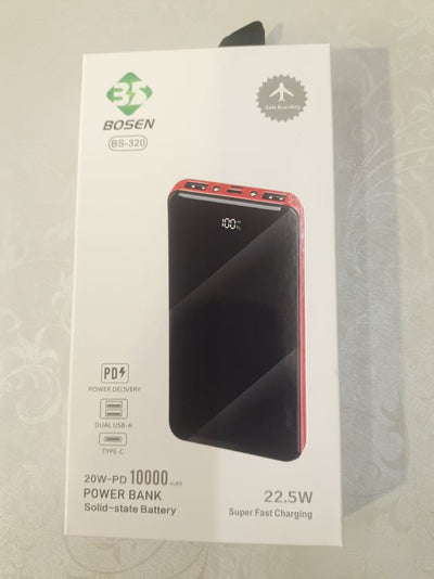 Portable Power Bank  Fast Charging Universal Battery Pack For IPhone, Android & All Devices, Compact & Lightweight,  Travel - Friendly - 5 - CJ