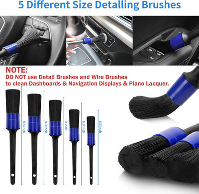 22 Pcs Car - Cleaning - Tool - Set Drill Not Include - 5 - CJ