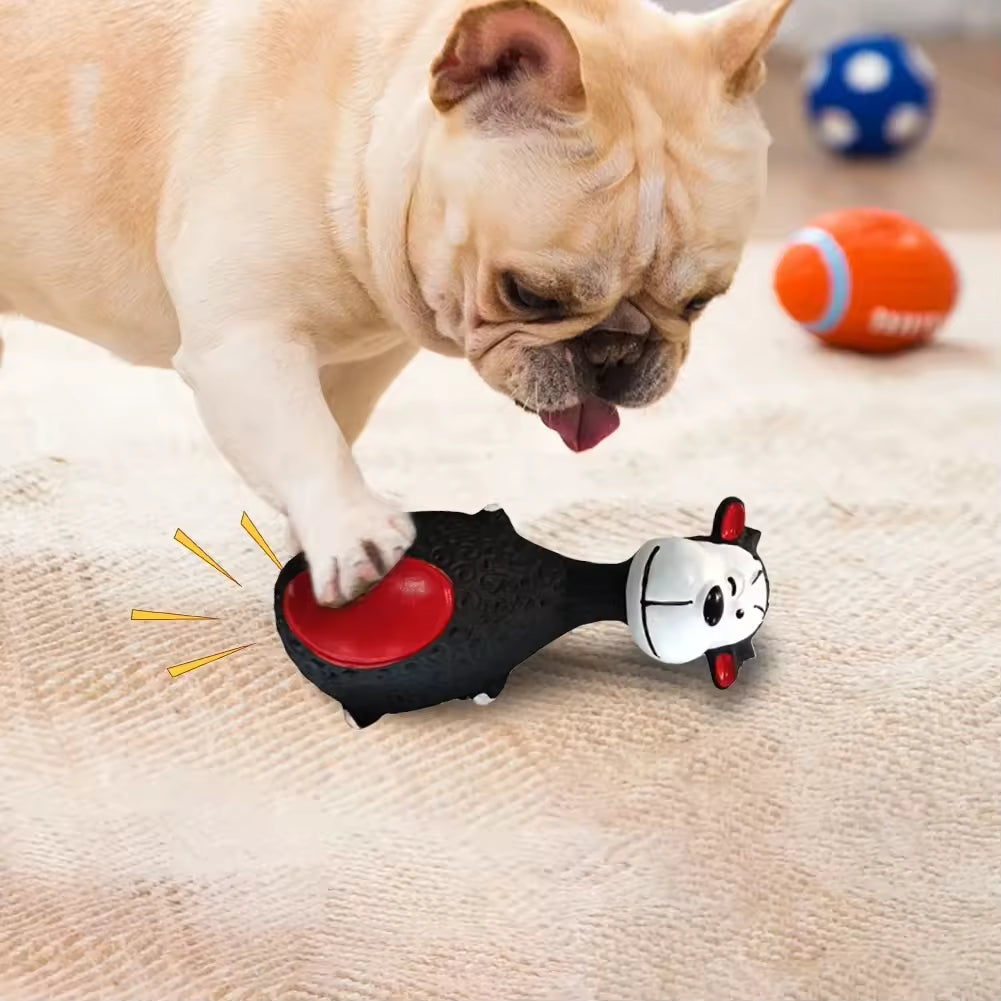 4pcs Cute Latex Dog Chew Toys With Sound, Interactive Biting Toys For Dental Health, Puppy Teething Pet Supplies - 5 - CJ