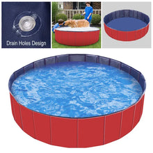 Foldable Pet Swimming Pool PVC Kiddie Baby Dog Swim Pool Bathing Tub Playmat Kids Pools - 5 - cjdroshippping