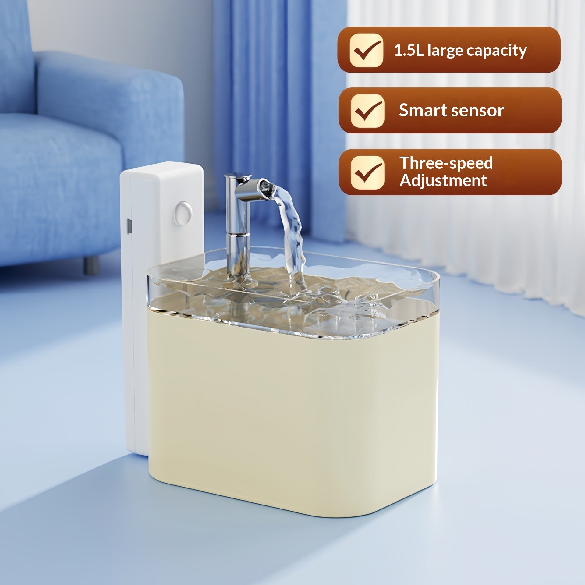 Cat Wireless Induction Automatic Circulation Smart Water Dispenser - 0 - CJ