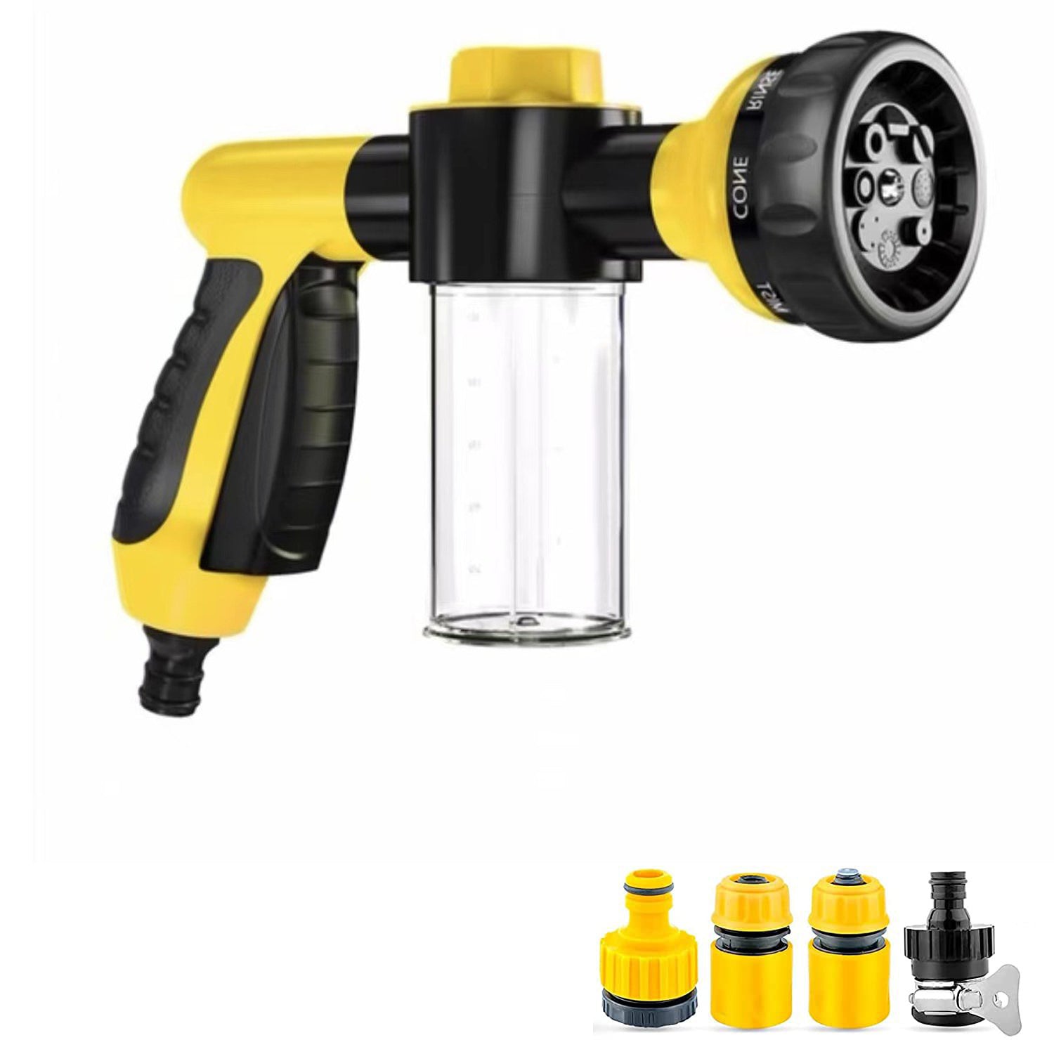 Pet Dog Wash Outdoor,  High - Pressure Pet Shower Sprayer Dog Shower Brush And Pet Grooming Comb For Watering Flowers, Car Washing, Pet Bathing - 5 - CJ