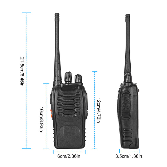 2 X Baofeng BF - 888S Walkie Talkies Two Way Radio UHF 16CH 400 - 470MHZ Long Range - 5 - CJ
