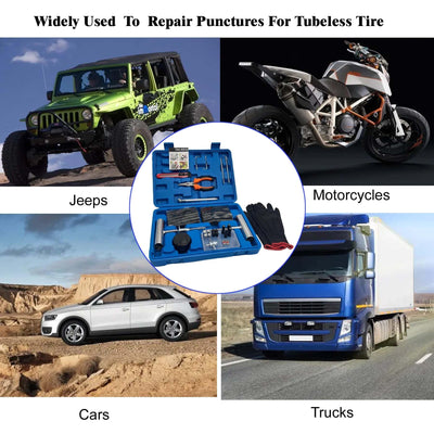 Portable Car Tire Repair Kit - 5 - cjdropshipping