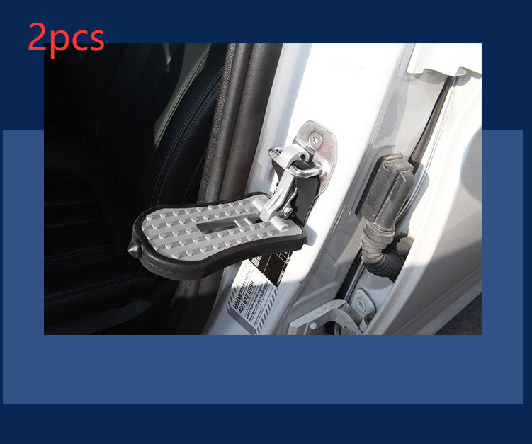 Car Foot Assist Pedal Car Modification Supplies Side Pedal - 0 - CJ - Silver 2pcs - CJQT119147709IR