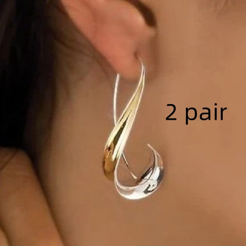 Alloy Women's Retro Simple Geometric Earrings Earrings - 0 - CJ