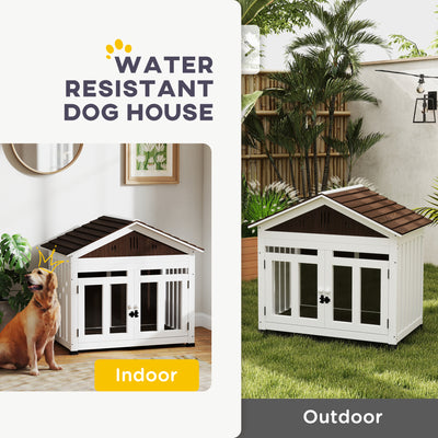 L Dog House Outdoor Indoor for Small - 5 - cjdroshippping