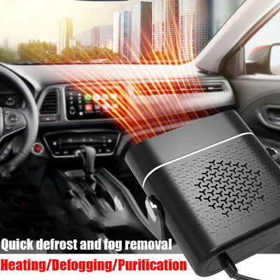 3 In 1 Car Heater Defogger Plug In Cigarette Lighter Mini Car Heater Defroster ABS Car Heaters Fan Defogger Anti - Fog - 0 - CJ