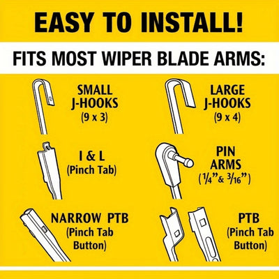 2 - In - 1 Wiper Blades,26 Inch Windshield Wipers, Automotive Replacement Windshield Wiper Blades With Patented Rain - X Water Repellency Formula - 5 - cjdropshipping