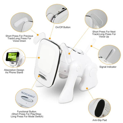 Puppy Dog Wireless Speaker Portable Mini Music Player Stereo Cute Animal Speaker - 5 - CJ