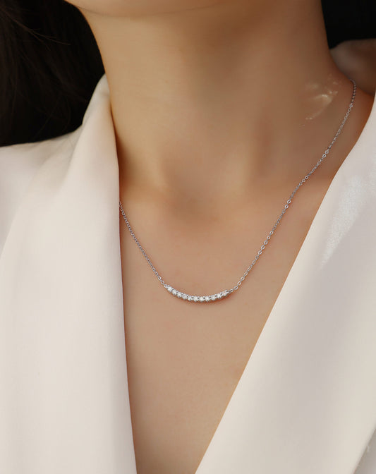 1Relaxed Feel - A Fashionable And Luxurious Diamond Jewelry Pendant Set With Moissanite S925 Sterling Silver Prohibit TikTok sales - 5 - cj