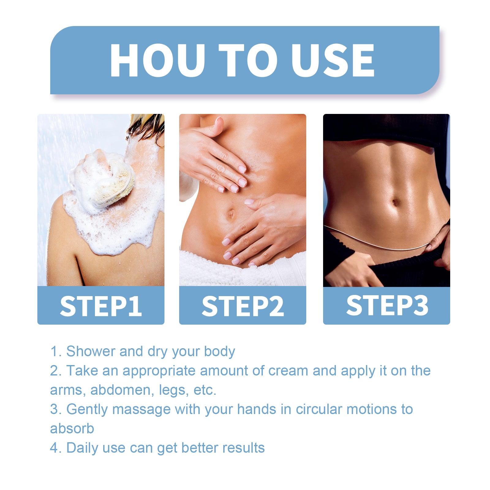West&Month Slim Radiance Slim & Firm Cream, Moisturizing And Firming Anti - Orange Peel Body Sculpting Cream - 5 - CJ
