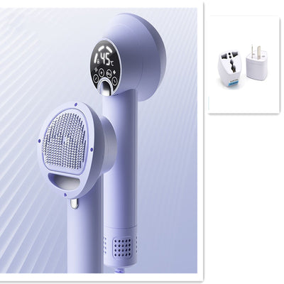 Smart Pet Hair Dryer Dog Golden Retriever Cat Grooming Hairdressing Blow & Comb Silent No Harm Pet Cleaning Supplies Pet Products - 0 - CJ - Purple - AU - CJMY175296007GT