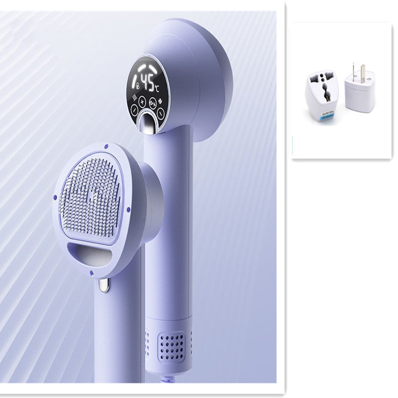 Smart Pet Hair Dryer Dog Golden Retriever Cat Grooming Hairdressing Blow & Comb Silent No Harm Pet Cleaning Supplies Pet Products - 0 - CJ - Purple - AU - CJMY175296007GT
