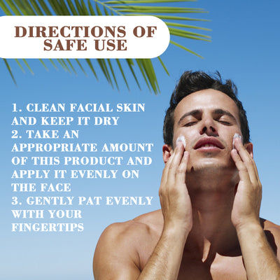 East Moon Enhanced Sunscreen For Men, Summer Outdoor Uv Protection Moisturizing Mild Refreshing Protective Cream - 5 - CJ