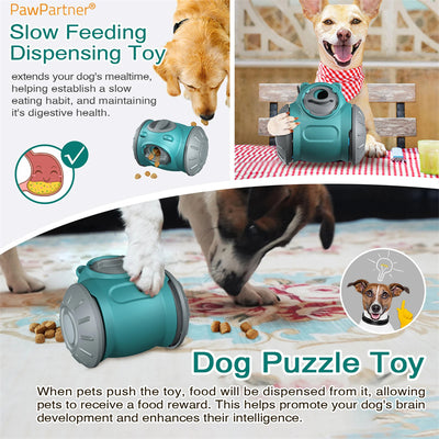 Dog Tumbler Toys Increases Pet IQ Interactive Slow Feeder For Small Medium Dogs Cat Training Balance Car Feeder Pet Toy Pet Products - 0 - CJ