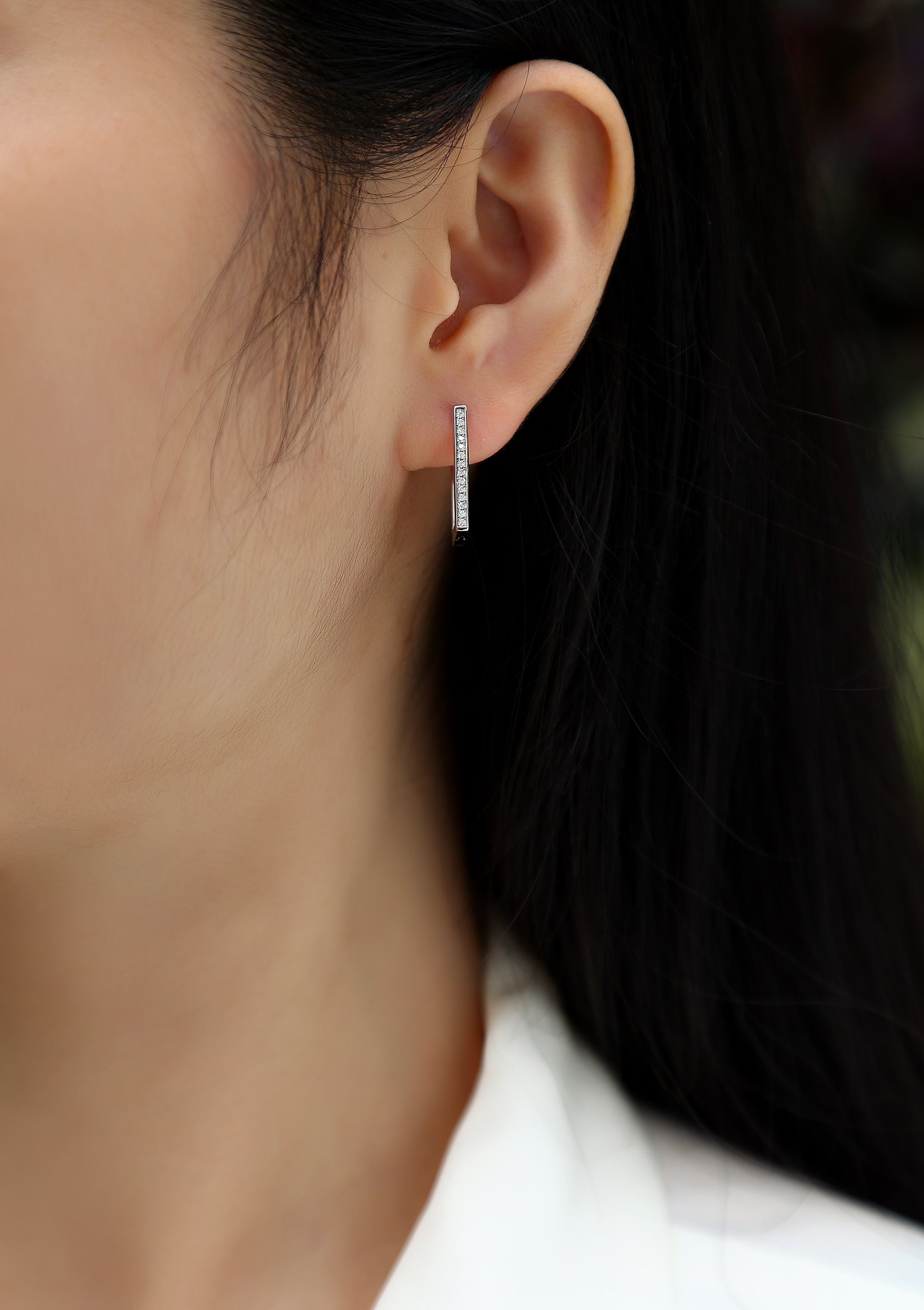 1Kokang - Fashionable And Luxurious Diamond Jewelry With Moissanite S925 Sterling Silver And Platinum-plated Stud Earrings Prohibit TikTok sales