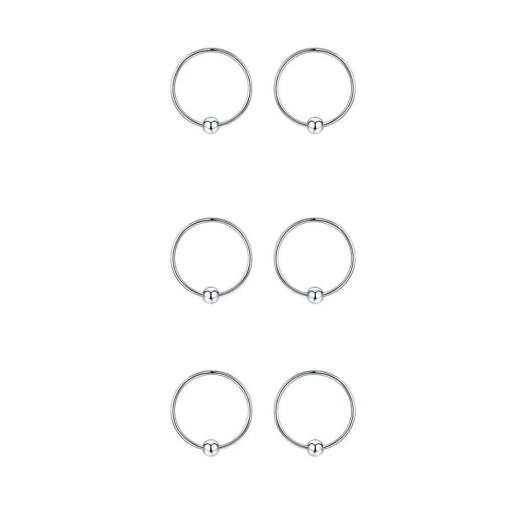 Hypoallergenic Sterling Silver Cartilage Dainty Thin Small Huggie Hoop Earring For Women