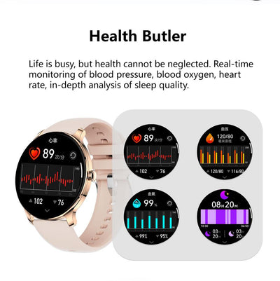 Ultra Slim Smart Watch For Men Women, 1.43 AMOLED Screen Fitness Watches ,  LP67 Outdoor Watch For Android Ios - 5 - CJ