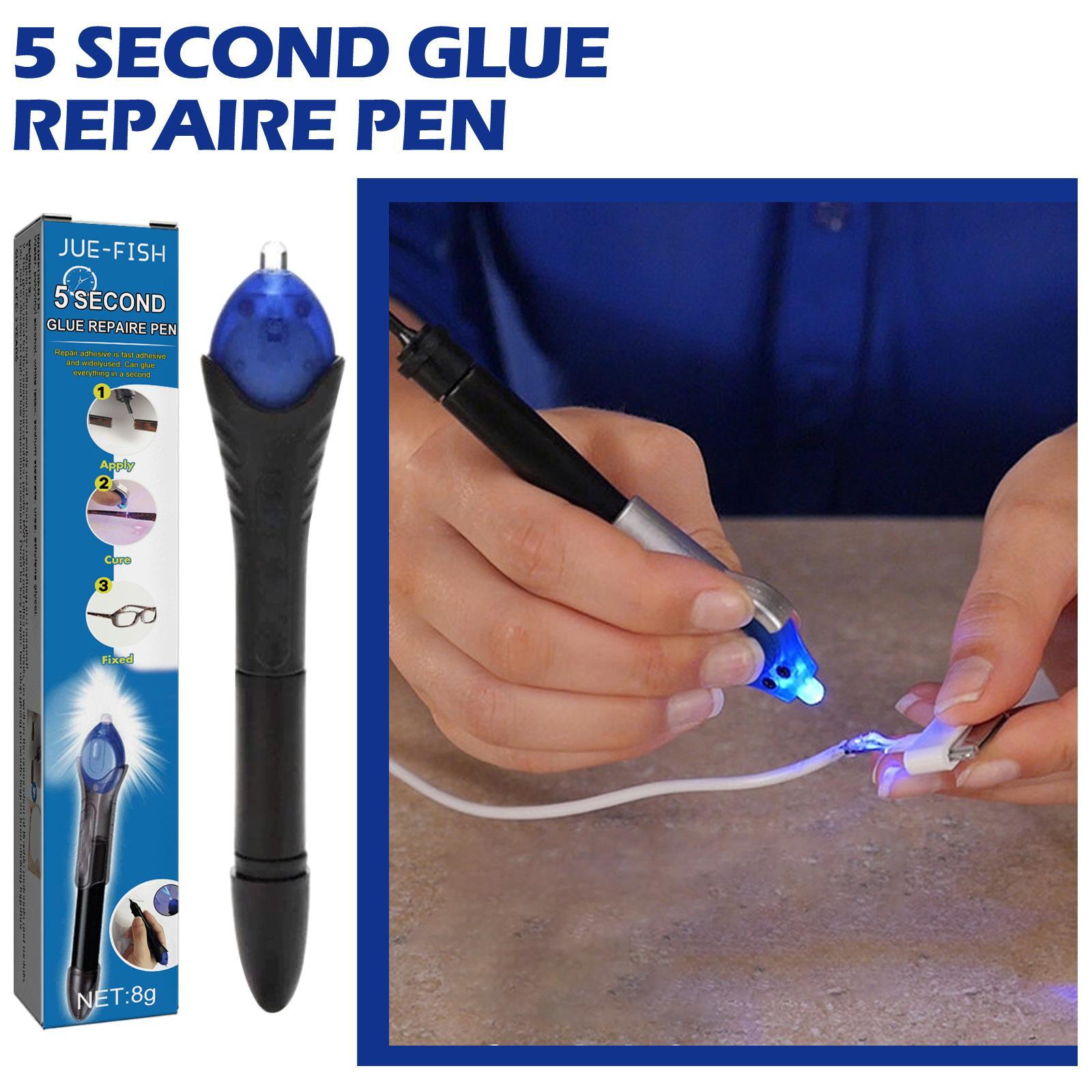 Jueyu UV Light Curing Glue Pen 5 Seconds Quick Drying High And Low Temperature Resistant Plastic Ceramic Cable Repair Glue - 5 - CJ