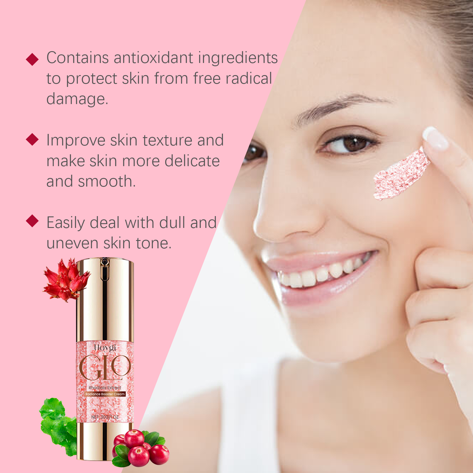 Hoygi Dragon Blood Cream Gentle Care Skin Moisturizing And Brightening Skin Care Facial Hydrating Moisturizing Cream - 5 - CJ