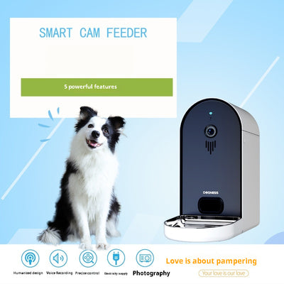 Smart Pet Feeder Automatic Feeding Remote Monitoring - 0 - CJ