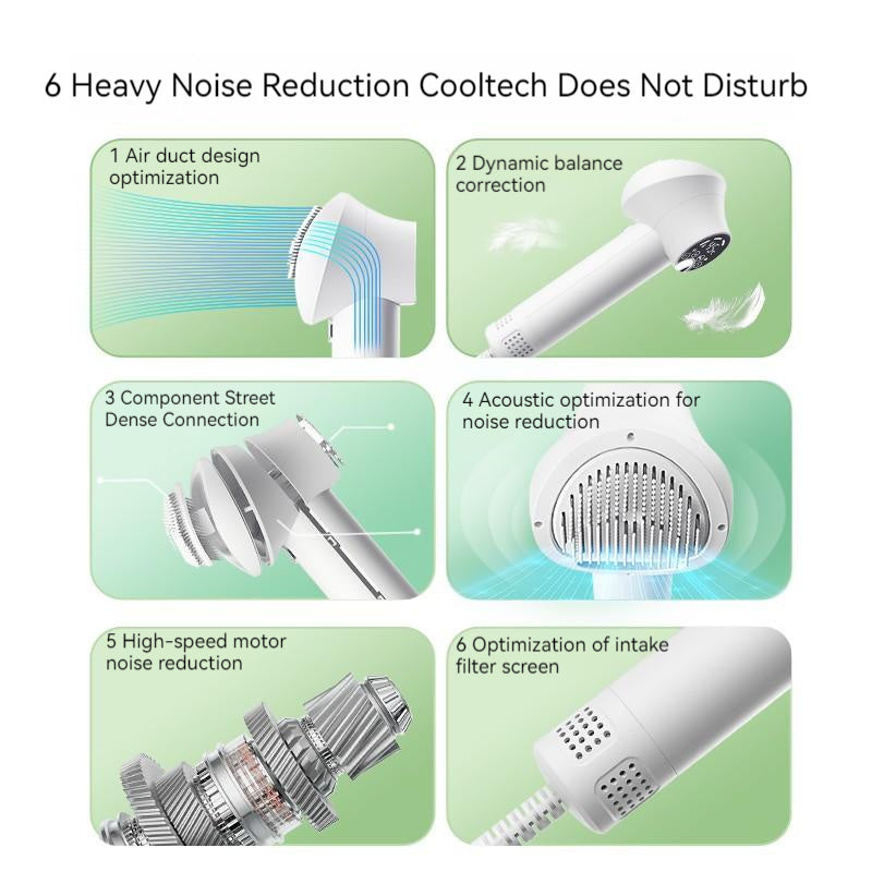Smart Pet Hair Dryer Dog Golden Retriever Cat Grooming Hairdressing Blow & Comb Silent No Harm Pet Cleaning Supplies Pet Products - 0 - CJ