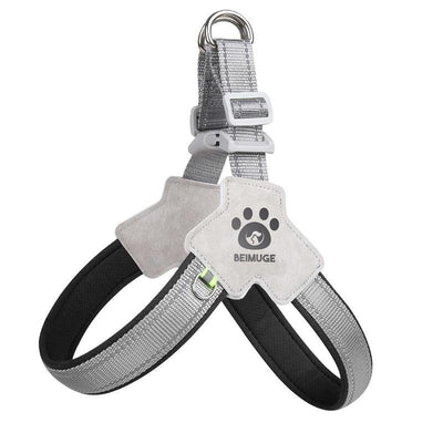 Pet Dog Cat Harness, Pet Harness With LeashSet, Adjustable Puppy Harness ComfortableReflective Easy Control Dog With Leather Leash,.No - Pull No Choke Pet Harness For TrainingWalking - 5 - CJ