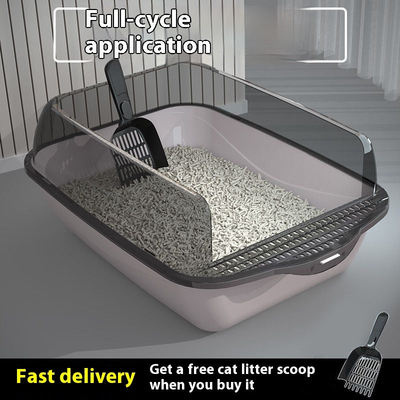 Litter Box Splash - proof Semi - closed - 0 - CJ