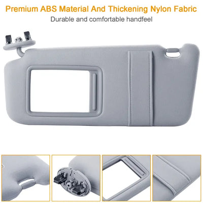 Auto Sun Visor Left Driver Side Car Sun Visor Fits 2007 - 2011 Toyota Camry Without Sunroof Vanity Light - 5 - CJ
