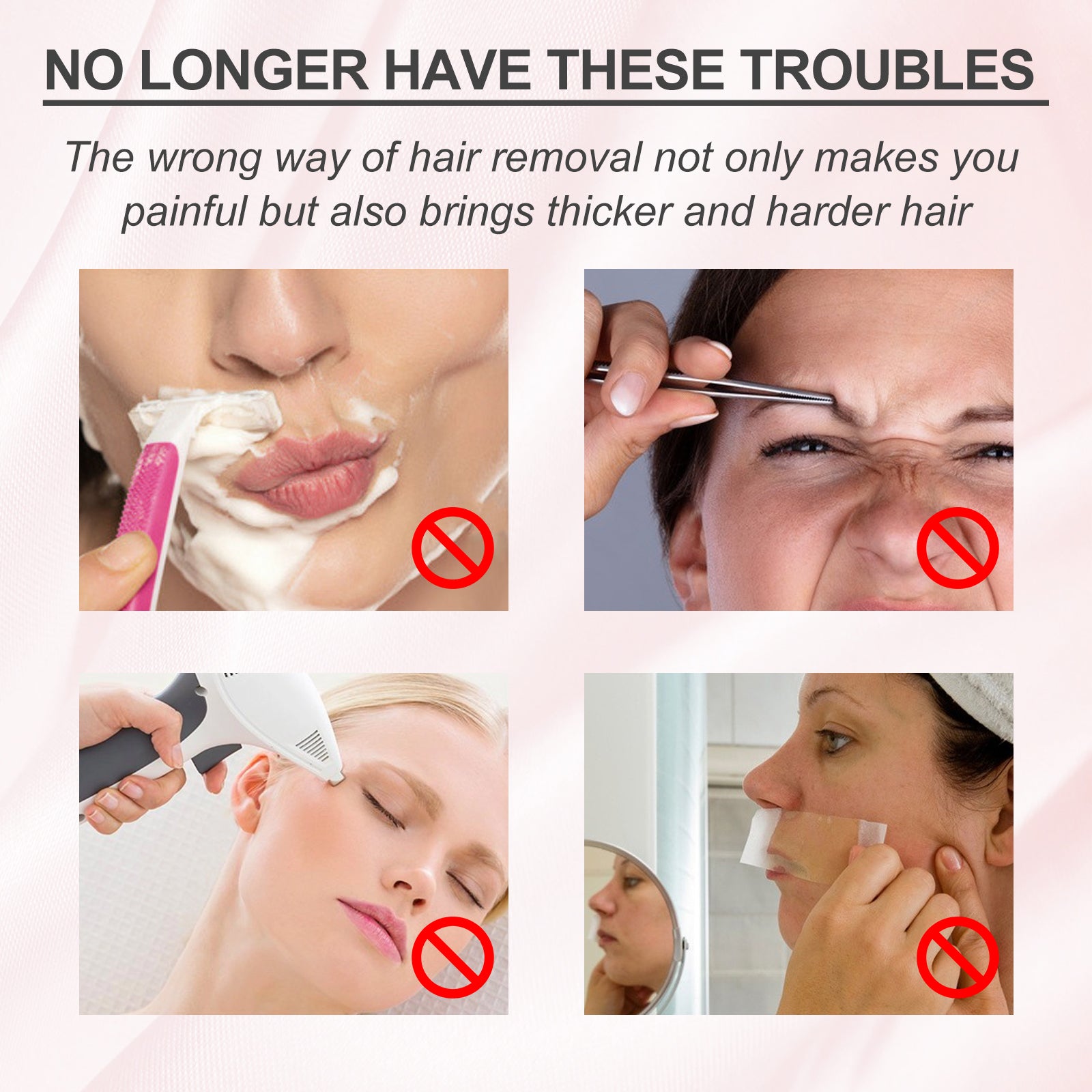 EELHOE Hair Removal Spray, Underarm Quick Hair Removal Gentle Pore Contraction Smooth Delicate Cleansing Spray - 5 - CJ