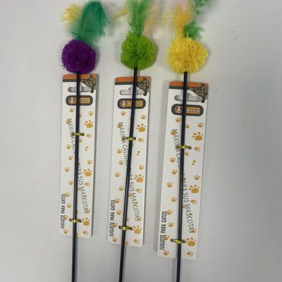 Colorful Feather Ball Cat Toy - 5 - CJ