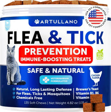 Flea Treatment For Cats Natural Flea And Tick Prevention Supplement For Cats Kittens Chewable Daily Oral Pills With Vitamins 135 Soft Chews Skin & Coat Dental Treats Digestion - 5 - CJ