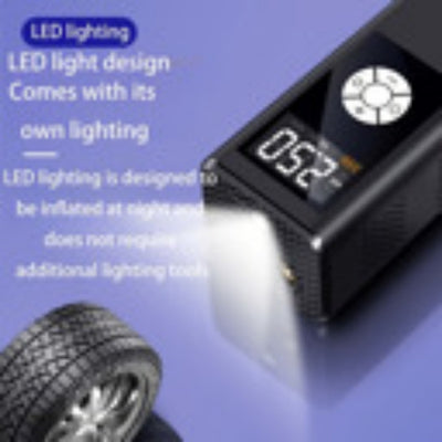 Wireless Car Inflatable  High - power Portable Intelligent Digital Display Inflatable Treasure Multi - function Wireless Charging - 5 - CJ