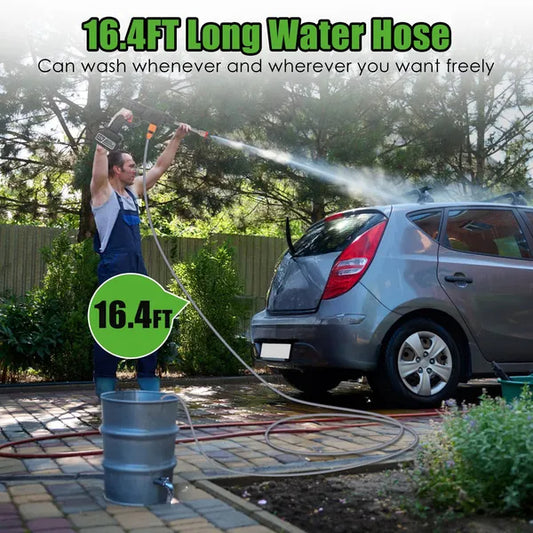 Cordless Pressure Washer Portable Electric Power Washer High Pressure Water Sprayer 400PSI Car Washer Cleaner With Nozzle Foam Bottle Filter 1200mAh 21V Battery And Charger - 5 - CJ