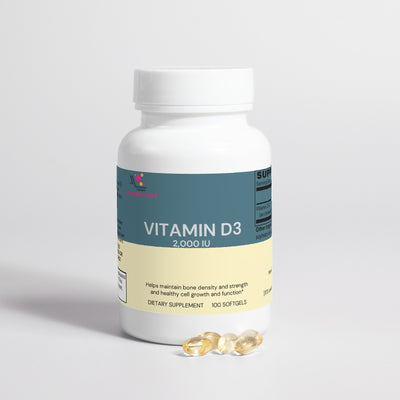 Vitamin D3 2000 IU For Women Bone Strength, Hormonal Balance, And Immune Support - 5 - CJ