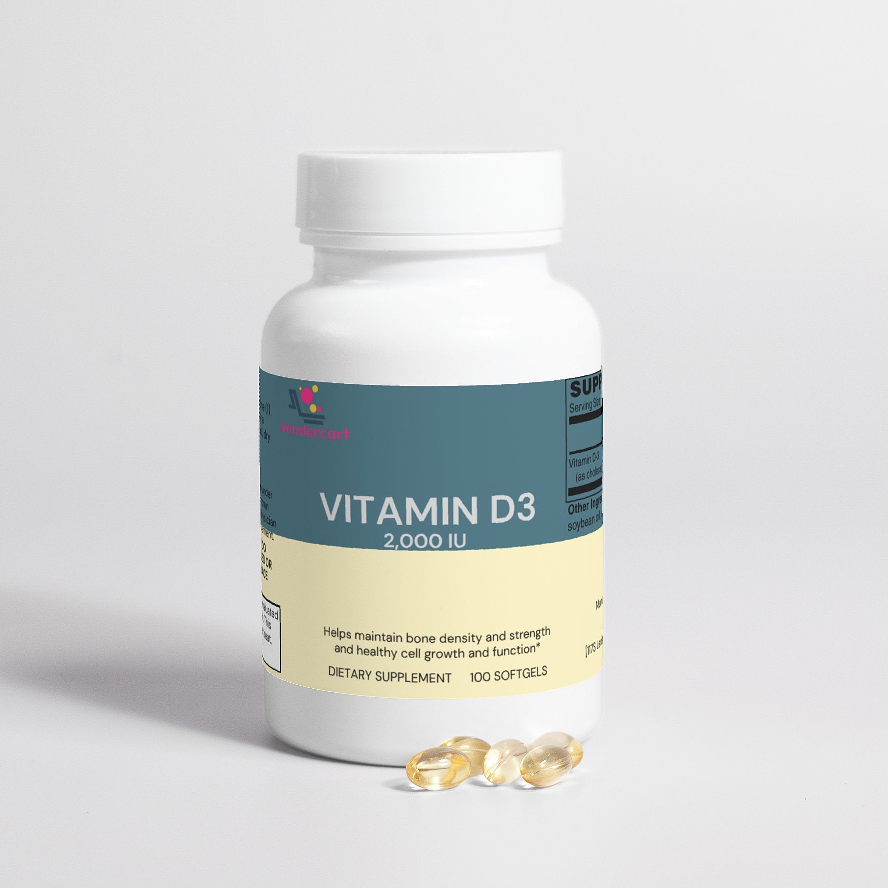 Vitamin D3 2000 IU For Women Bone Strength, Hormonal Balance, And Immune Support