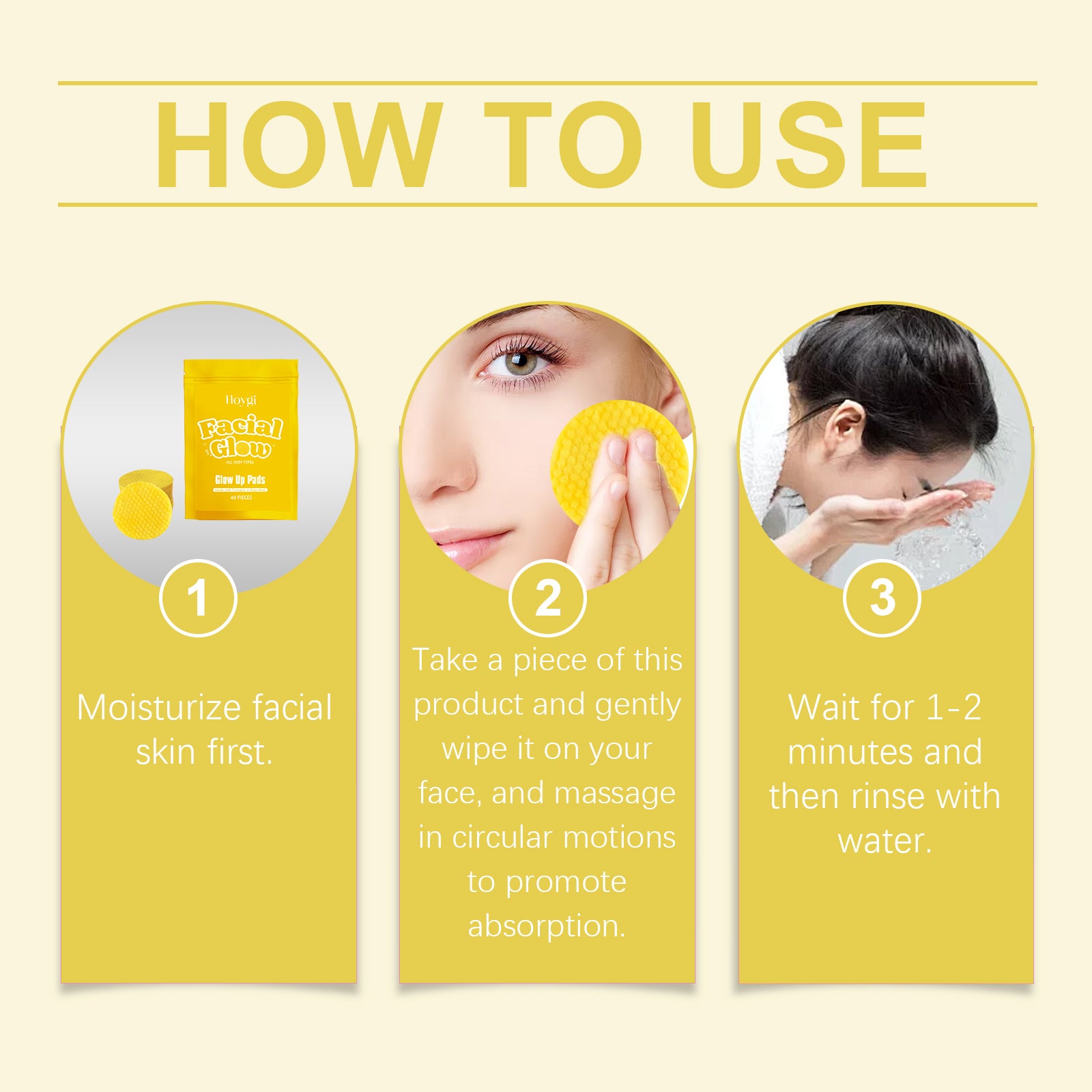 Hoygi Turmeric Cleansing Gasket Gently Cleanses The Face And Improves Dull Skin, Cleansing, Soothing And Nourishing - 5 - CJ