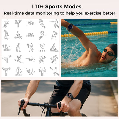 New 1.43 - inch Disc Smart Watch Fitness Tracker - 5 - CJ
