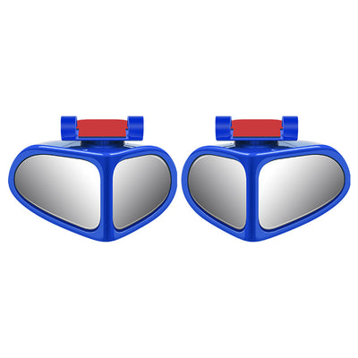 Car Reversing Small Round Mirror Front And Rear Wheel Wide - Angle Mirror Double - Sided Auxiliary Rearview 360 Adjustable Wide Angle Side Rear View Mirror For Car - 5.0 - CJ