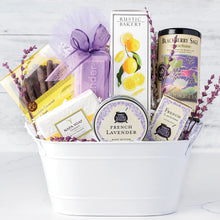 Lavender Fields & Lemon Sweets: Spa & Treats Gift Basket - GreatArrivals