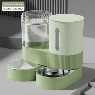 Automatic Pet Water And Food Dispenser In One - 0 - CJ