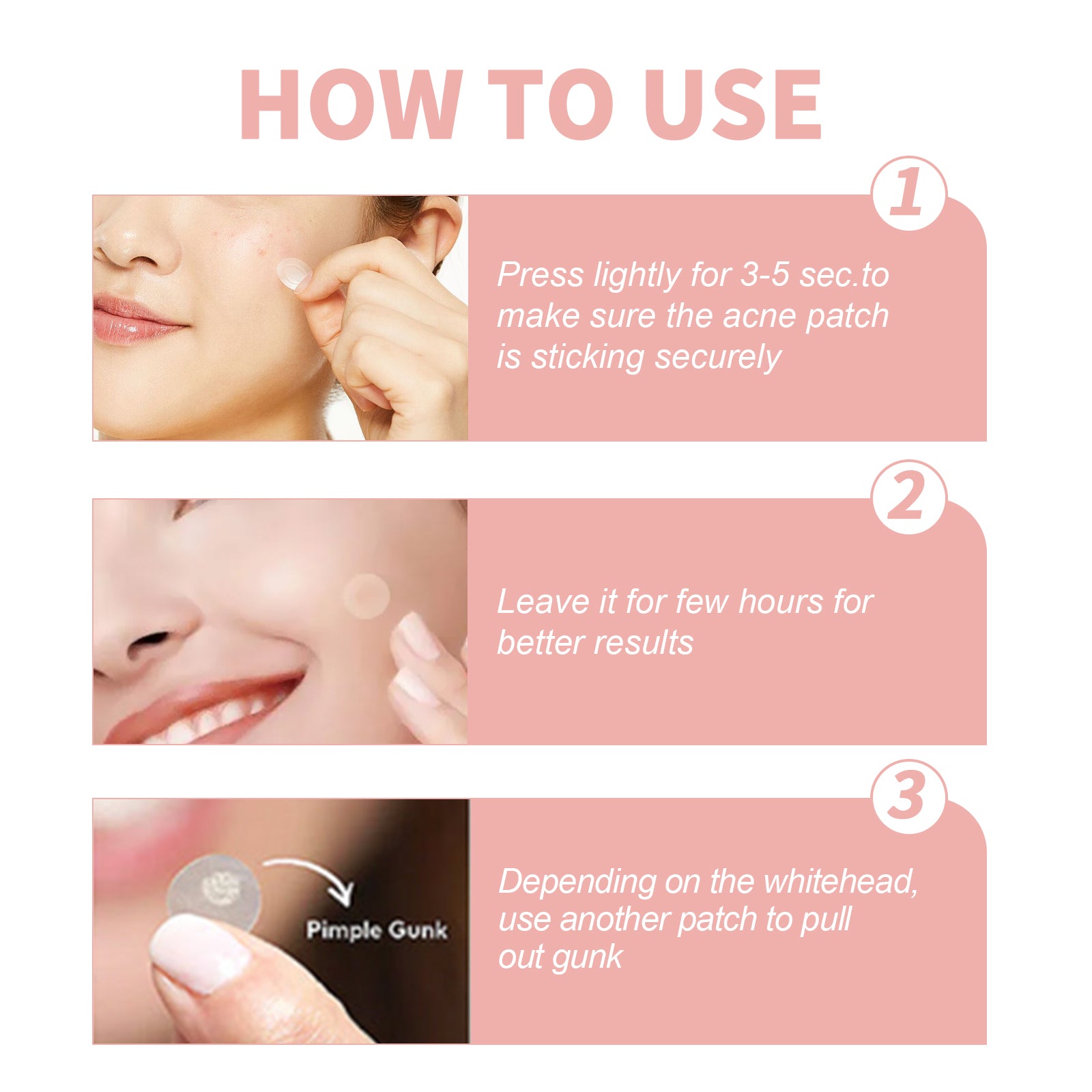 OUHOE Acne Patch Repair Acne Acne Redness Pore Cleansing & Moisturizing Patch - 5 - CJ