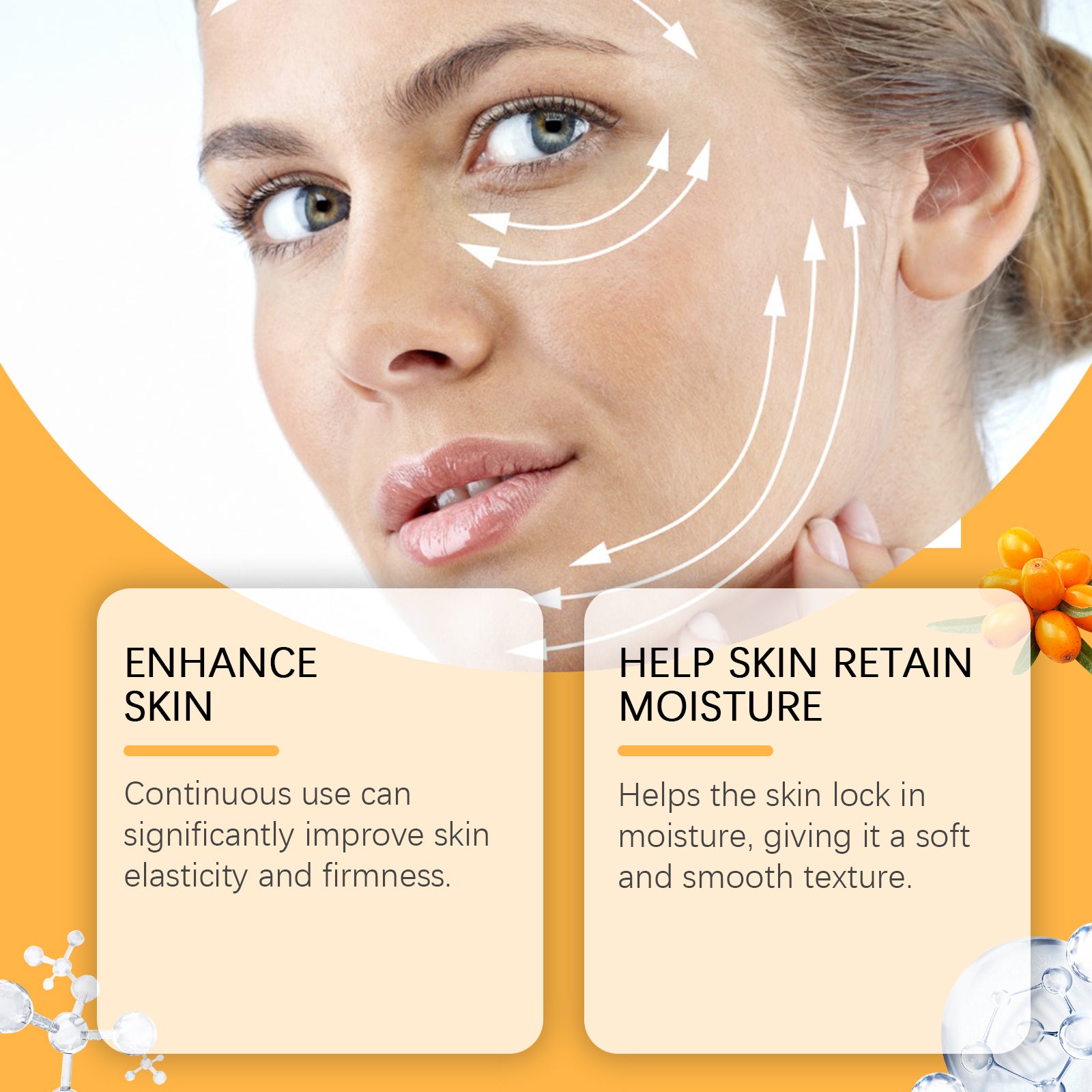 West&Month Sea Buckthorn Moisturizing Essence Gentle Moisturizing Hydrating Moisturizing Firming Skin Tender Essence - 5 - CJ