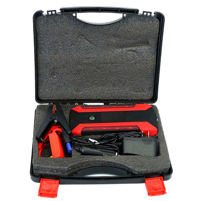 Car Jump Starter Booster 800A Peak 28000mAh 12V Battery Charger Up To 6.0L Gas Or 3.0L Diesel Engine With LCD Screen 4 Modes LED Flashlight - 5 - CJ